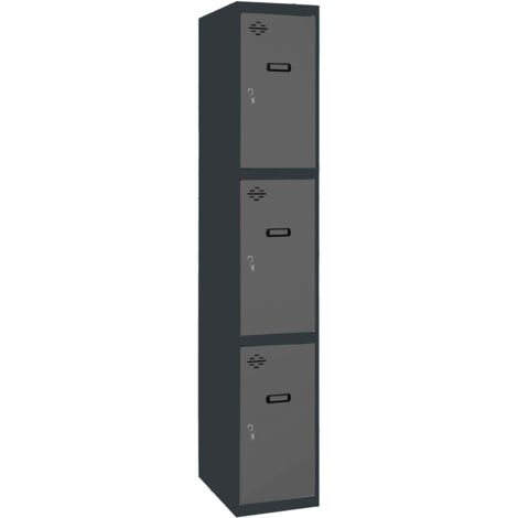 Casillero metálico SIMONLOCKER (180x40x50cm) ANTRACITA