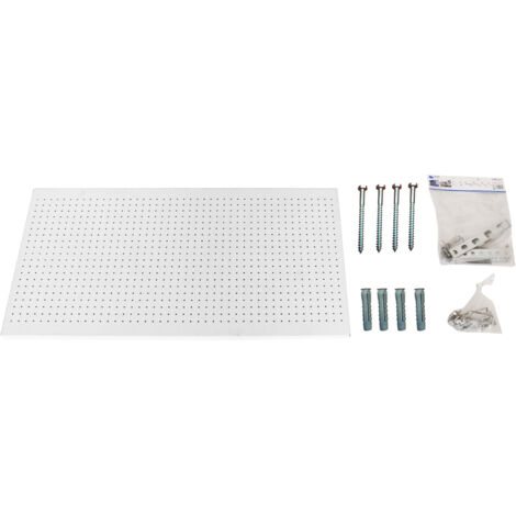 Panel perforado para herramientas SIMONWORK (60x150x3,5cm) BLANCO