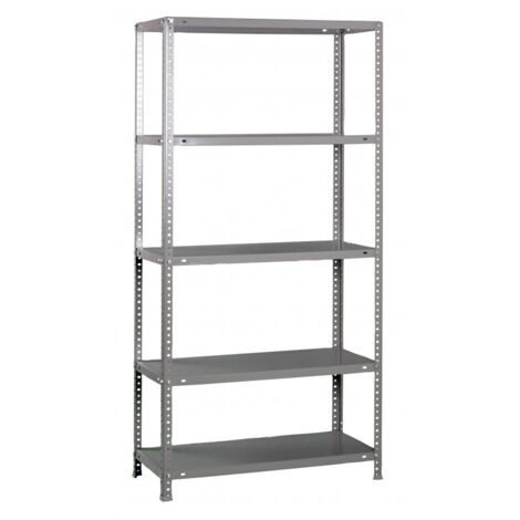 ESTANTERIA ADVANTAGE PLUS 5/400 GRIS 2000x1000x400 ESTANTERIAS