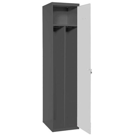 Taquillas metálicas SIMONLOCKER (180x40x50cm) ANTRACITA Y GRIS