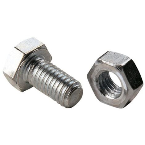 Pack de 40 tornillos cincados (8.8) y 40 tuercas para estanterías metálicas SIMONRACK