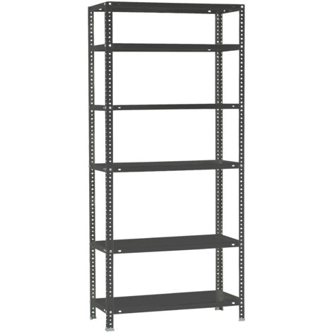 ESTANTERIA COMFORT PLUS 6/400 ANTRACITA 2000x1000x400 ESTANTERIAS (1/5)