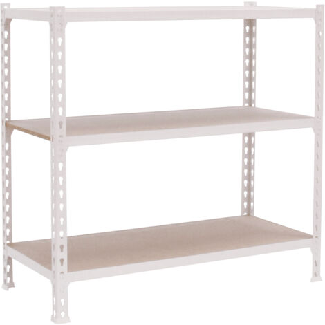 Estantería SIMONRACK Maderclick plus 3/300 900 blanco/madera (1/5)