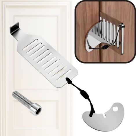Cerradura portátil universal para puertas sin agujeros (pestillo para vajes)