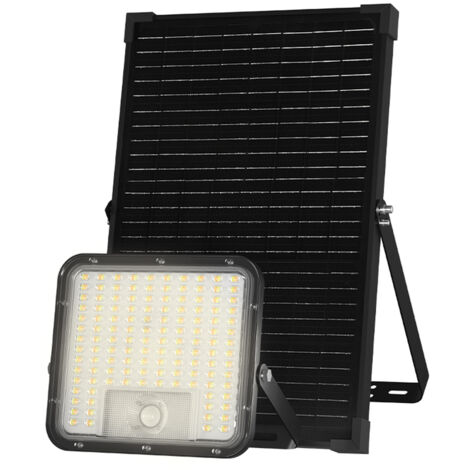 Proyector LED SMD Slim Con Sensor De Movimiento Negro 10W