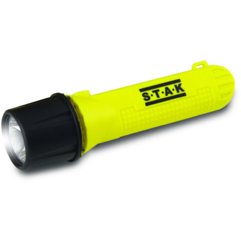 Linterna eléctrica ATEX LED 60 Lumen Ip67 1 W amarillo - Stak FATEX01 (1/3)