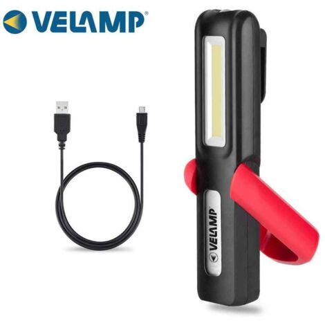Lampara de taller COB + high power 2x3W multifunción DAVY VELAMP (1/5)