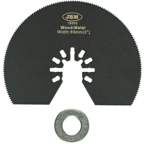 HOJA DE SIERRA SEMICIRCULAR BI-METAL 80MM (PARA REF.60041) JBM 15685 (1/5)