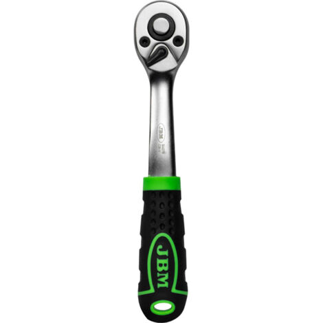 JBM54018 Carraca de 1/4" con cabezal de 72 dientes, 145 mm cincada