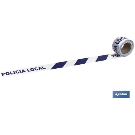Cinta de balizamiento no adhesiva "Policía Local" (100m) COFAN 11000317