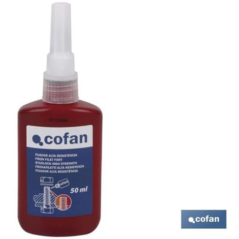 Sellador fijador de roscas de alta resistencia (50 ml) COFAN 15000270
