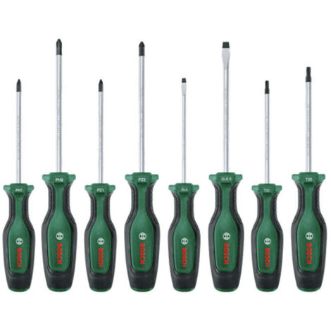 BOSCH 1600A02BX8 Juego mixto de destornilladores de 8 piezas