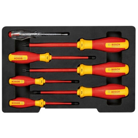 Bosch Professional Destornillador VDE Screwdriver Set TX 7p