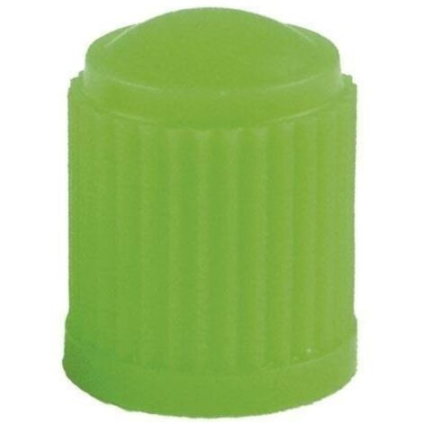Tapón plástico verde para válvula neumático en blister 4 unidades JBM