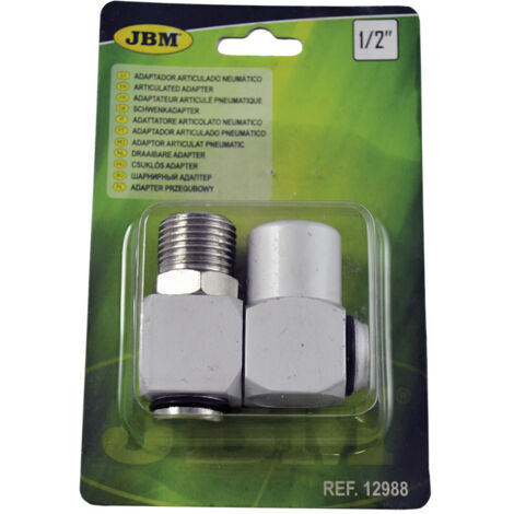 ADAPTADOR ARTICULADO NEUMÁTICO DE 1/2 JBM 12988 (1/2)