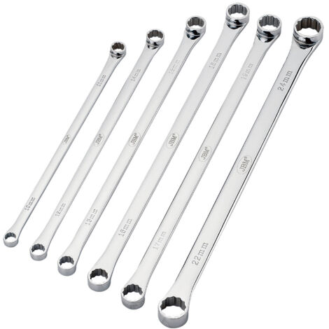 Kit de 6 llaves extralargas de 12 cantos JBM 51864