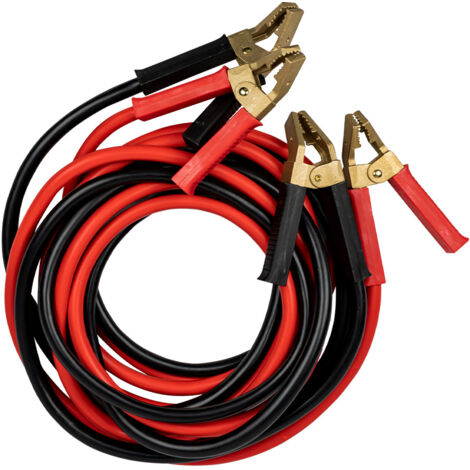 CABLE DE ARRANQUE PINZAS MACIZAS DE LATON 2x7mm. / 7M CABLE JBM51239