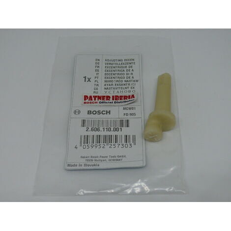 Repuesto original BOSCH 2606110001  Ajuste excéntrico (1/3)