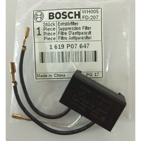 Repuesto original BOSCH 1619P07647  Filtro antiparasitario