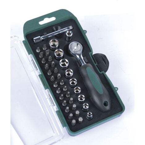 juego de puntas y llaves vaso de 38 pzas. mannesmann m29891