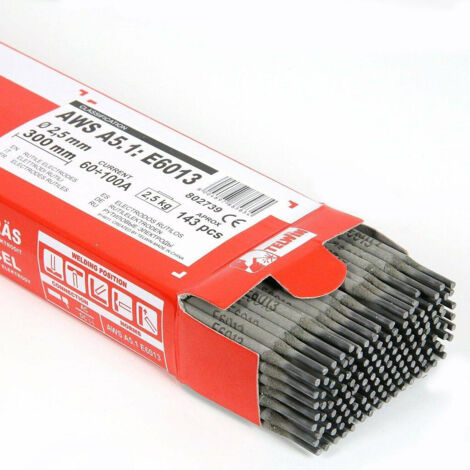 Paquete rutilos acero AWS A5.1: E6013, 143 ± 3 piezas aprox. Ø 2,5 x 300 mm, 2,5 kg TELWIN 802739