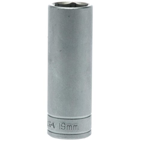 Llave de vaso 1/2´´, serie larga, métrico 19mm TENGTOOLS 25732603 (1/2)