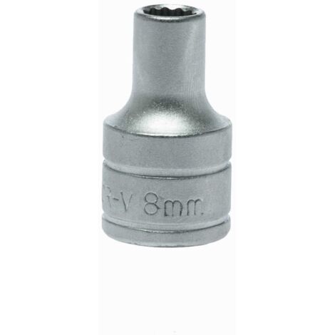 Llaves de vaso bihexagonales 1/2" 8 mm TENGTOOLS 74310038
