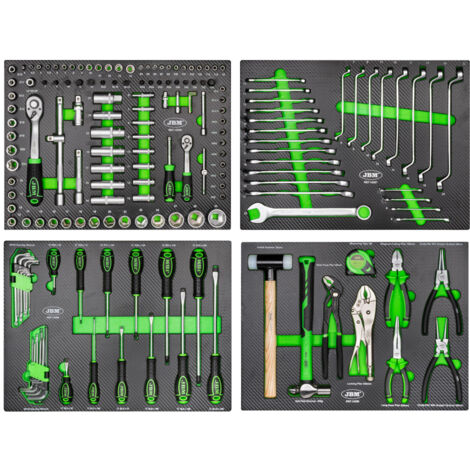 SET DE 4 MÓDULOS EVA CARBONO PARA CARRO DE HERRAMIENTAS JBM 53708