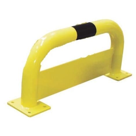 Barrera protección BARP3575NJ, con chapa antigolpes, negro/amarillo, diam76mm  Metalworks 758003575