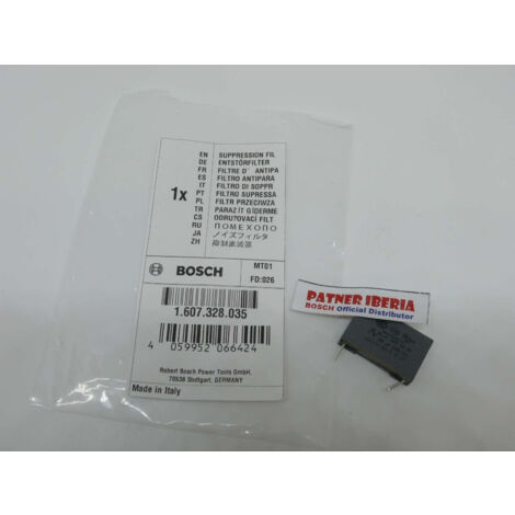 Repuesto original BOSCH 1607328035  Filtro antiparasitario