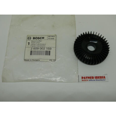 Repuesto original BOSCH 2609002159  Ventilador