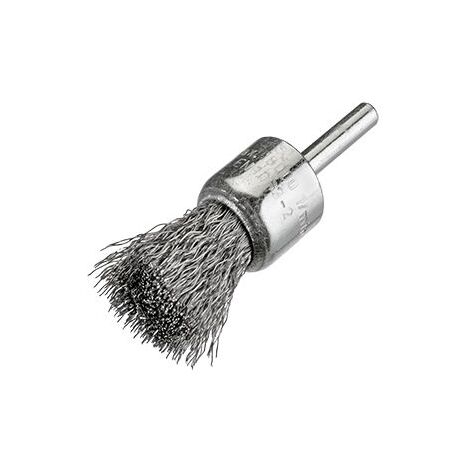 Cepillo pincel de filamento abrasivo con vástago de 6 mm Ø 1.10 mm y grano 80 rojo (25x30) Osborn 7812509913