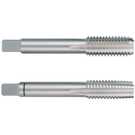 Juego de 2 machos para roscar a mano G DIN 5157 HSS rectificados con rosca G 2  Ruko 236020