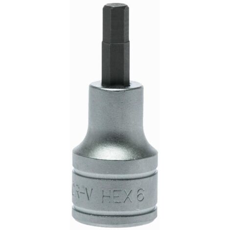 Llave de vaso 1/2´´. Vasos cortos para agujeros hexagonales interiores 6mm TENGTOOLS 68200203 (1/2)