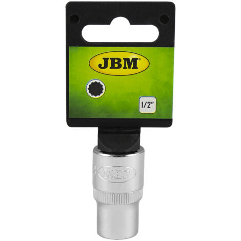 Vaso corto de 32mm. XZN de ½" Cromado JBM13628 (1/2)