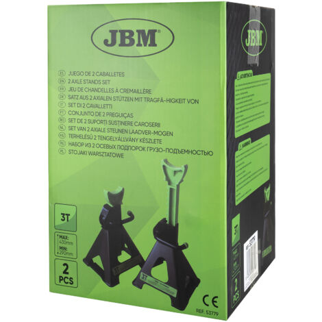 JUEGO DE 2 CABALLETES 3 TON  JBM53779