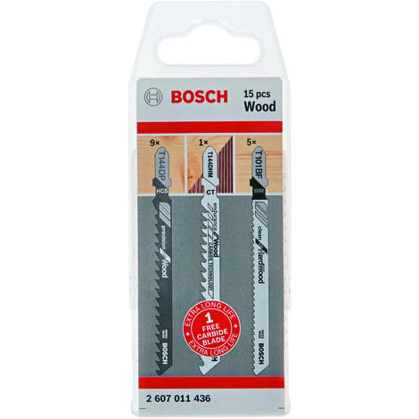 BOSCH 2607010903 Bosch Professional Set Box 30 hojas sierra calar Wood and  Metal