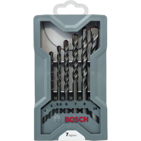 Broca CYL-3 piedra hormigón: set X-Pro 7 uds BOSCH 2607017083