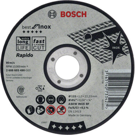 Corterect.ExpertInoxLonglife:115x14-1/2  BOSCH 2608602220