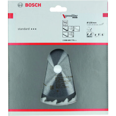 Hoja de sierra circular SE WO H 130x16-18  BOSCH 2608640775