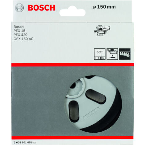 Plato lijador blando PEX 15/420 GEX 150 BOSCH 2608601051