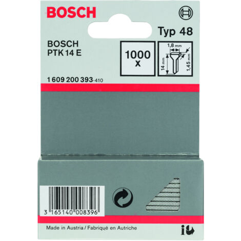 Clavo tipo 48: 18x 145x14mm: 1.000uds BOSCH 1609200393 (1/2)