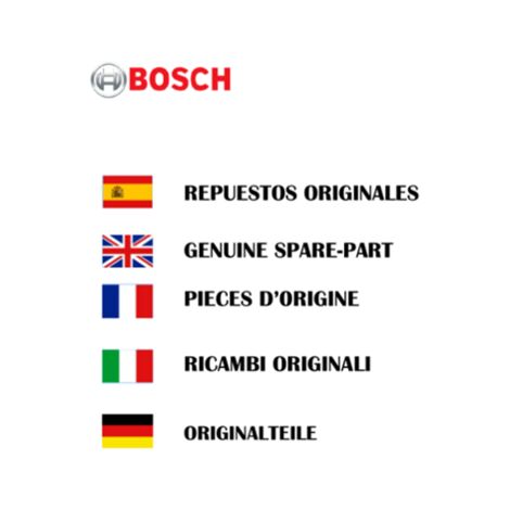 Repuesto original BOSCH 1600A002MN  Filtro de aire