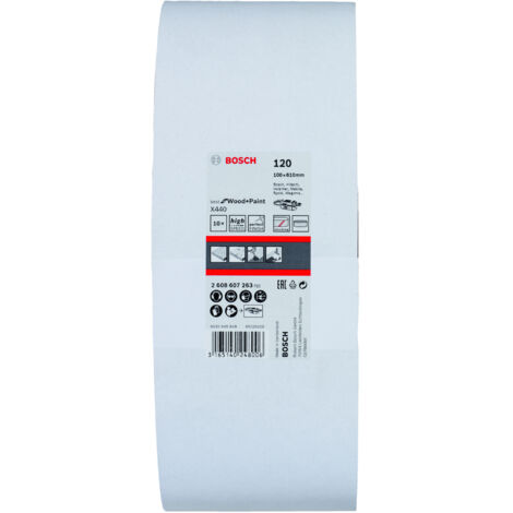 Banda de lija Best Wood100x610 GR.120x10uds BOSCH 2608607263