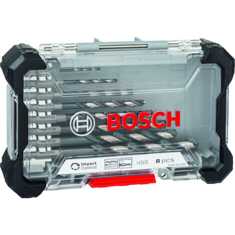 Bosch – Set de 8 brocas helicoidales para metal HSS-G – Vástago hexagonal para máxima transmisión de torque – 2608577146 (1/7)