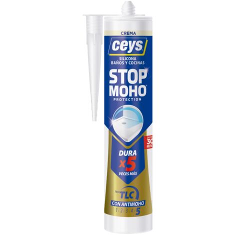 Sellador Stop Moho Crema, Cartucho de 280 ml Ceys 505651