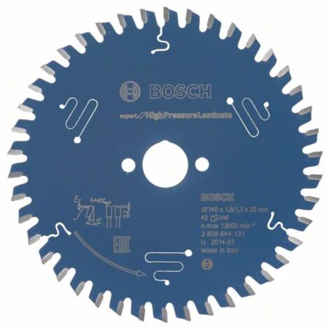 Hoja de sierra circular Expert Laminated H 140x20-42 BOSCH 2608644131 (1/4)