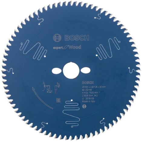 Disco de sierra CSB Expert madera: 254x30x80D pos BOSCH 2608644343 (1/3)