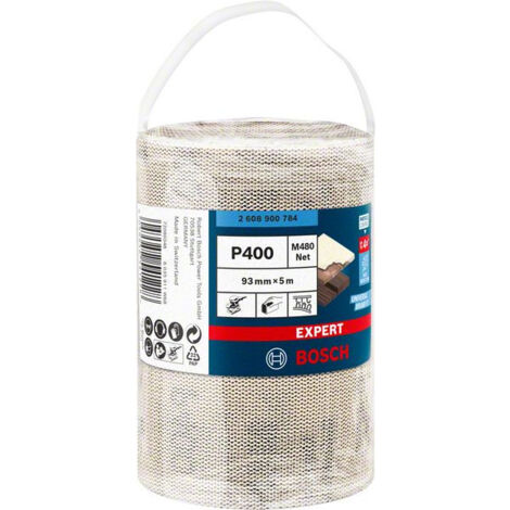 Rollo de malla de lija Expert M480 de 93 mm 5 m G 400  BOSCH 2608900784