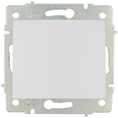 Tapa ciega de empotrar blanco serie europa solera erp75